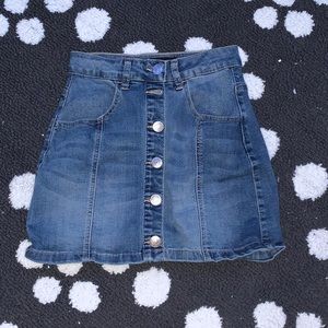 jean skirt